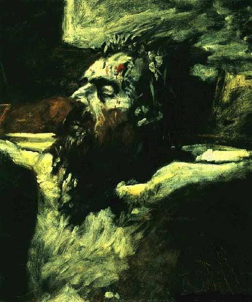Nikolai Yaroshenko Head of the crucified Christ oil painting picture
